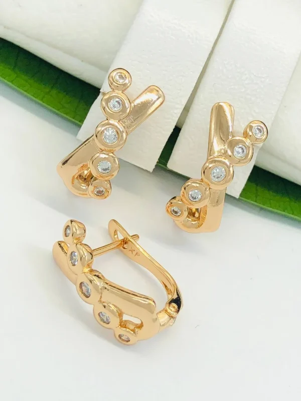 photo_1_2026-01-05_10-40-22 Сережки Xuping з медичного золота позолота 18к W20268