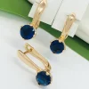 Сережки Xuping з медичного золота позолота 18к P20329
