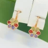 Сережки Xuping з медичного золота позолота 18к W20395
