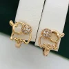 Сережки, Xuping з медичного золота позолота 18к i20501
