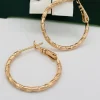 Сережки, Xuping з медичного золота позолота 18к N20894