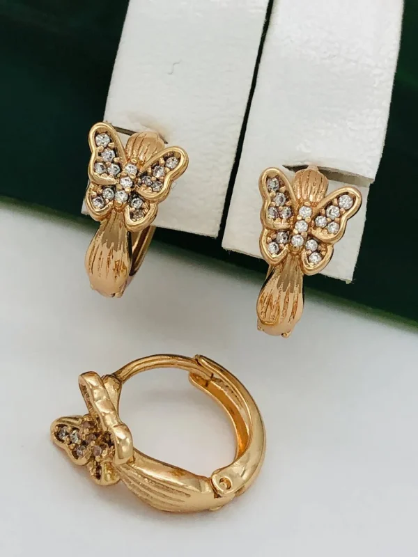 Сережки, Xuping з медичного золота позолота 18к W20942