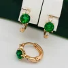 Сережки, Xuping з медичного золота позолота 18к F20899