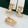 Сережки "Жираф" Xuping з медичного золота Х 21372