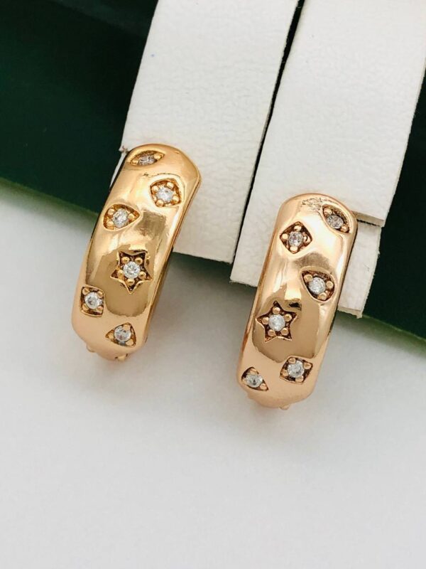 Сережки, Xuping з медичного золота позолота 18к P 21266