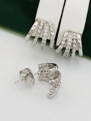 Сережки медичне срібло Ювелірна біжутерія SR 52226