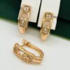 Сережки, Xuping з медичного золота позолота 18к R 21574