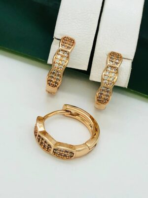 Сережки, Xuping з медичного золота позолота 18к S 21553