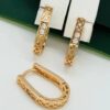 Сережки, Xuping з медичного золота позолота 18к R 21578