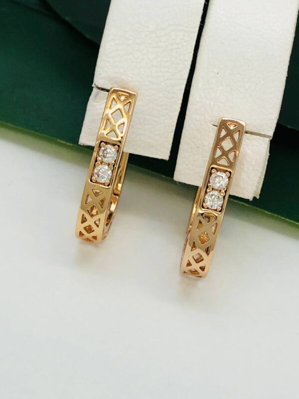 Сережки, Xuping з медичного золота позолота 18к R 21578