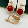 Сережки, Xuping з медичного золота позолота 18к R 21570