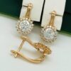 Сережки, Xuping з медичного золота позолота 18к P 21611