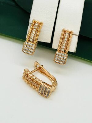 Сережки, Xuping з медичного золота позолота 18к R 21568