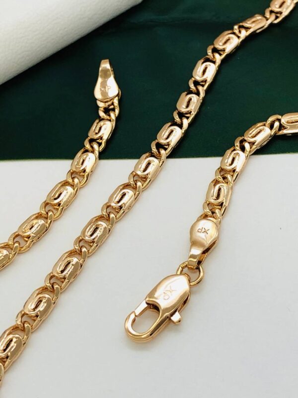 5662 ЛАНЦЮЖОК МЕДИЧНЕ ЗОЛОТО XUPING Ювелірна біжутерія 50 см 4мм