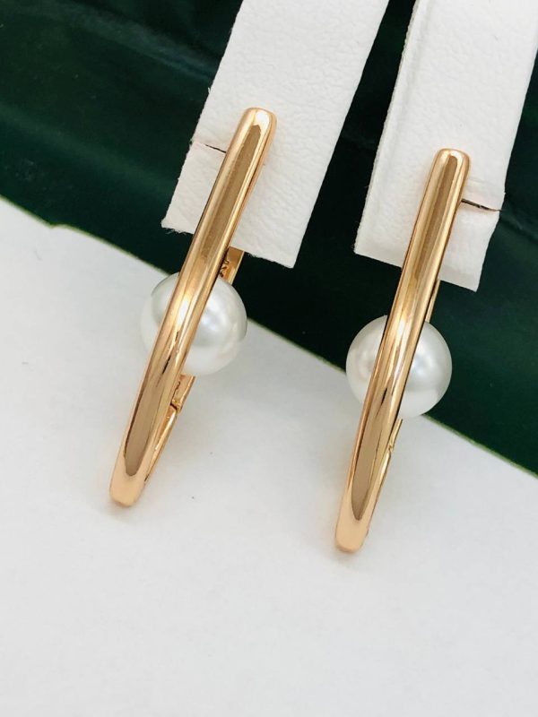 Сережки, Xuping з медичного золота позолота 18к V 22020