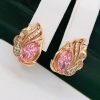 Сережки, Xuping з медичного золота позолота 18к V 22002