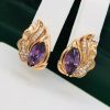 Сережки, Xuping з медичного золота позолота 18к V 22003