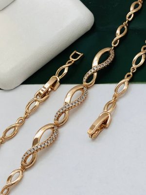 3562 Браслет на Руку. Медичне золото XUPING