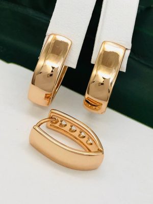 Сережки, Xuping з медичного золота позолота 18к I 22036