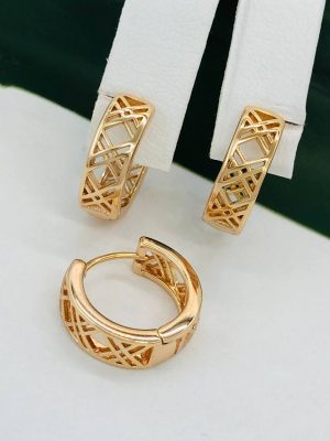 Сережки, Xuping з медичного золота позолота 18к W 22057