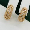 Сережки, Xuping з медичного золота позолота 18к W 22054