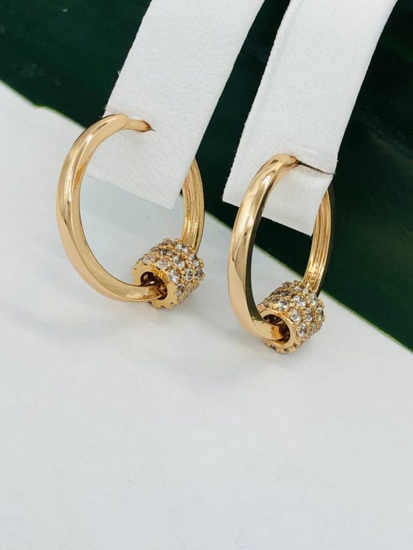 Сережки, Xuping з медичного золота позолота 18к W 22086