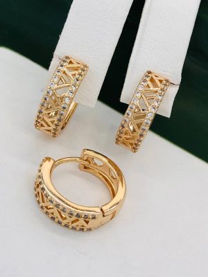 Сережки, Xuping з медичного золота позолота 18к W 22090
