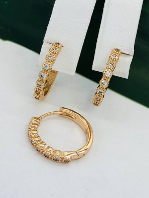 Сережки, Xuping з медичного золота позолота 18к W 22093
