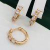 Сережки, Xuping з медичного золота позолота 18к W 22094