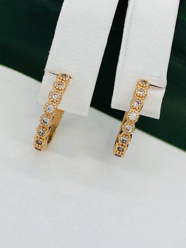 Сережки, Xuping з медичного золота позолота 18к W 22093