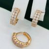 Сережки, Xuping з медичного золота позолота 18к W 22063