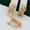 Сережки, Xuping з медичного золота позолота 18к W 22052