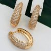 Сережки, Xuping з медичного золота позолота 18к W 22066