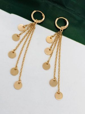 Сережки, Xuping з медичного золота позолота 18к W 22081