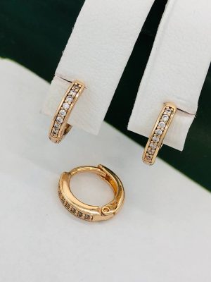 Сережки, Xuping з медичного золота позолота 18к W 22097