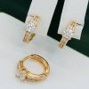 Сережки, Xuping з медичного золота позолота 18к W 22060