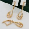 Сережки, Xuping з медичного золота позолота 18к W 22075