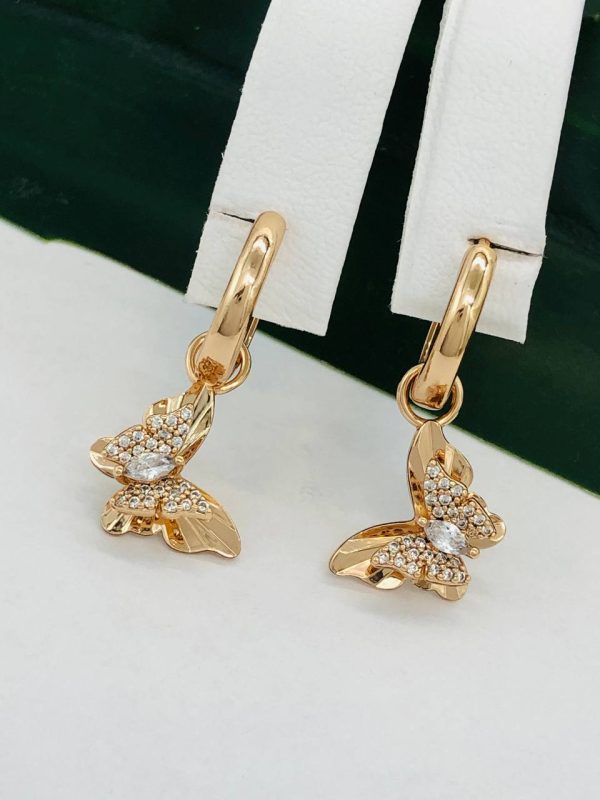 Сережки, Xuping з медичного золота позолота 18к W 22085