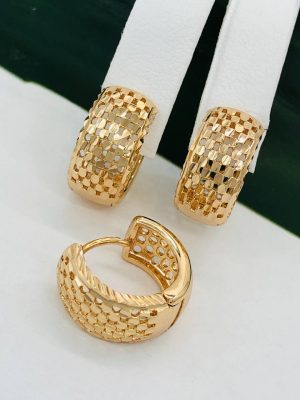 Сережки, Xuping з медичного золота позолота 18к W 22067