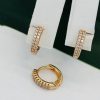 Сережки, Xuping з медичного золота позолота 18к W 22062
