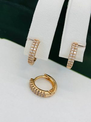 Сережки, Xuping з медичного золота позолота 18к W 22062
