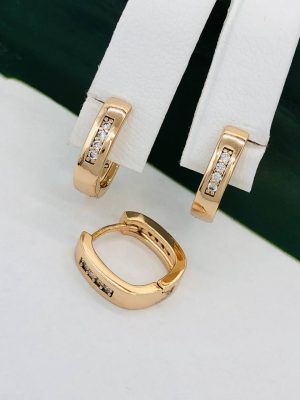Сережки, Xuping з медичного золота позолота 18к W 22098