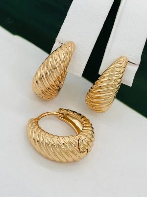 Сережки, Xuping з медичного золота позолота 18к W 22053