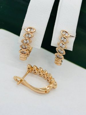 Сережки, Xuping з медичного золота позолота 18к W 22103