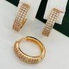 Сережки, Xuping з медичного золота позолота 18к W 22064