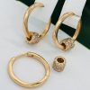Сережки, Xuping з медичного золота позолота 18к W 22086
