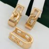 Сережки, Xuping з медичного золота позолота 18к W 22048